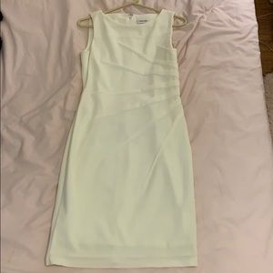 CALVIN KLEIN white dress